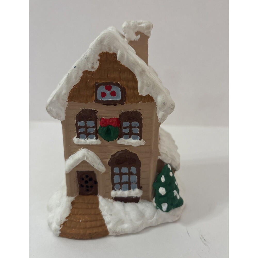 Vintage Painted Christmas House..